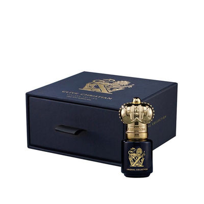 কেনা ফিতা হ্যান্ডেল সহ ফয়েল স্ট্যাম্পিং উপহার সুগন্ধি প্যাকেজিং বক্স online manufacture